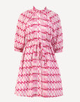 Benita Dress front view on white background
