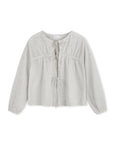 Checkered blouse on a white background