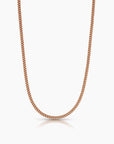 Coco Sand Silk Cord Necklace on white background with no charms on it