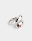 Cosimo Pinky Ring Garnet Size 4
