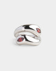 Cosimo Pinky Ring Garnet Size 4
