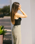 Agolde Cropped Bailey Tank side