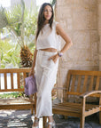 Nonchalant Mel Sleeveless Crop full body