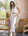 Nonchalant Mel Sleeveless Crop full body view