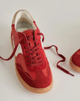Notice Suede Crimson Sneaker top view