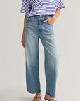 Tate Crop Jean in Ablaze front close up