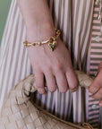 Jenny Bird Padlock Heart Chain Bracelet close up