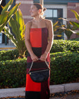 Mae Silk Dress front 5'6" model
