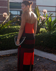 Mae Silk Dress back 5'6" model
