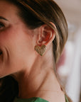 Jennifer Zeuner Luba Earrings on ear