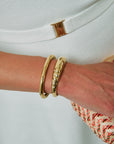 Nelle Bangle with gia bangle