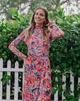 Essentiel Golobo Print Long Sleeve Top front view