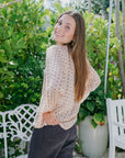 Elise Tie Front Top back