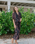 Natalie Martin matching set in feather black