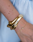 Jenny Bird Lydia Cuff on wrist