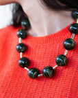 Large Marble Sphere Necklace