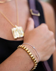 Mavis Bracelet Gold on wrist