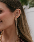 PT Sky Chain Gala Earrings close up