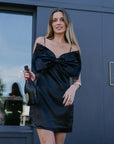 Elliatt Ember Bow Mini Dress front view