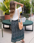Xirena Yana Print Skirt back