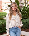 Rails Spencer Stripe Buttondown front