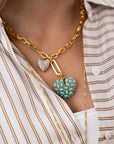 Elizabeth Cole Loveza Necklace on model