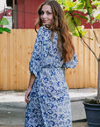 Ilio Nema Priam Print Caftan Dress close up back