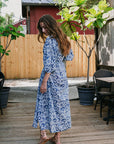 Ilio Nema Priam Print Caftan Dress back