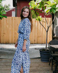 Ilio Nema Priam Print Caftan Dress side