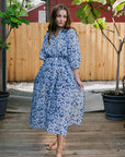Ilio Nema Priam Print Caftan Dress front