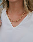Jenny Bird Rizzo Necklace on model