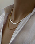 Mini Bowie Rope Necklace 16"