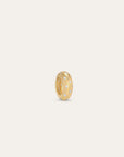 Diamond Polka Dot Big Bead 14k Yellow Gold by itself side