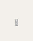 Diamond Polka Dot Big Bead Silver by itself straight on
