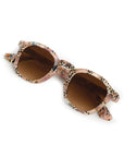 Dylan Pink Poppy Sunglasses folded