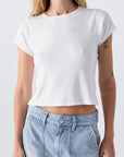 Amo Baby Tee in White front