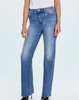 Evie High Rise Slim Boot close up front
