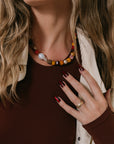 Maris Necklace Mookaite close up