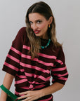 Industry Stripe Knit Top