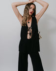 Poppy Reversible Longline Tank front