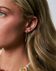 Juni Earrings on model