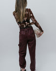 Itao Fauz Leather Pant back