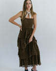 Leina Tiered Dress full body front