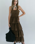 Leina Tiered Dress front view
