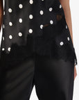 Odessa Strapless Camisole lace hem detail