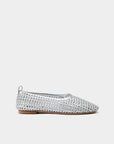 Simon Miller Chrome Woven Riad Flat side