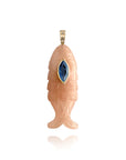 Carnelian Fish Pendant