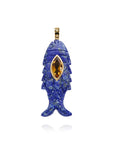 Lapis Fish Pendant
