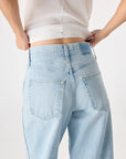 Frida Crop Jean in Whim close up back
