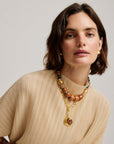 Pomegranate Pendant Necklace
